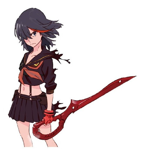 Ryuko Matoi Kill La Kill Decal Vinilo Impreso Troquelado