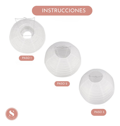 Imagen 5 de 10 de Pantalla De Papel Lampara Globo Decoración Hogar Y Eventos