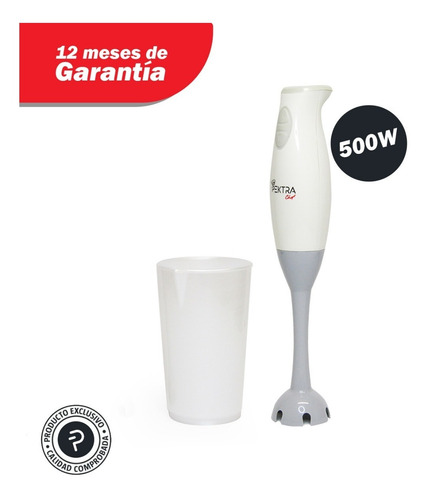 Imagen 2 de 10 de Mixer Minipimer Multifuncion Batidora Mano Vaso Medidor