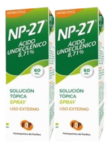 Antihongos Np-27 Pack 2 Unidades Spray , Elimina Mal Olor