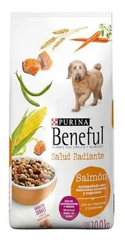 Alimento Beneful Salud Radiante Salmón Perro Adulto 10 Kg