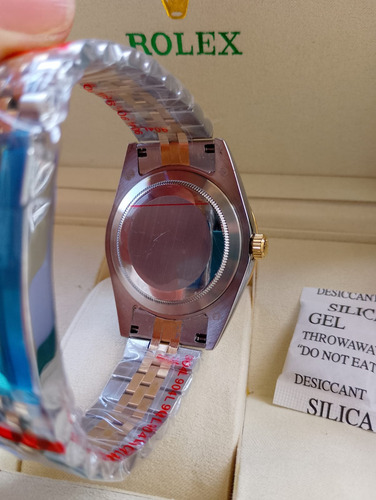 Reloj Rolex Sky Dwellwer Plata/dorado Dorado Negro (Usado)