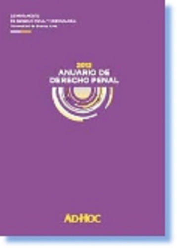 Anuario De Derecho Penal  2012