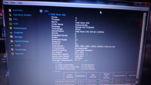 Mainboard Foxconn 45csx + Intel Atom Dualcore Integrado (Usado)