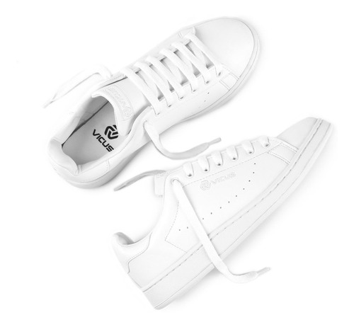 Zapatillas Vicus Furo Cuero Pu Blanco