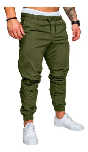 Pantalón Militar Hombre Elastizado Urbano Slim Fit Bengalina