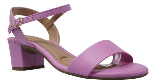 Sandalias De Tacon Rosas Zapatos Mujer Beira Rio 82461176
