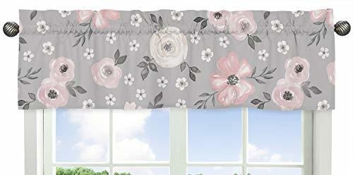 Sweet Jojo Designs - Cenefa Para Ventana, Diseño Floral, Col