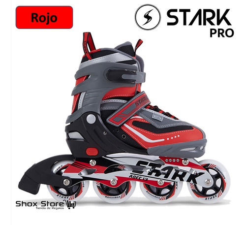 Imagen 2 de 10 de Rollers Profesionales Stark Patines Aluminio Extensibles Pro