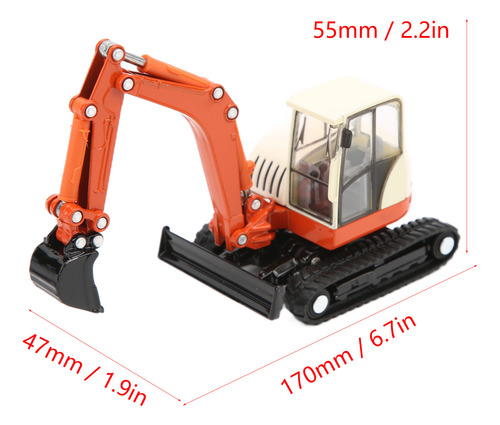 Niños Ingeniería Simulación Vehículo Excavadora Modelo