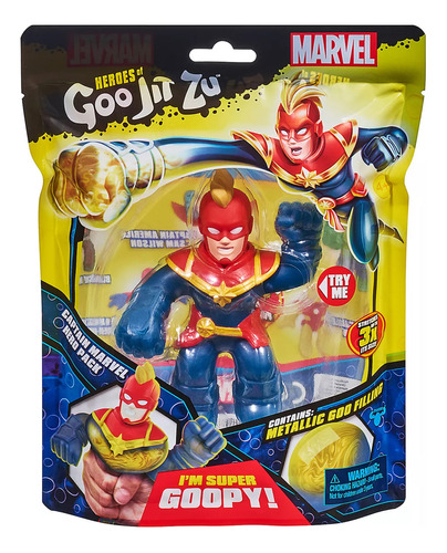 Figura Heroes Of Goo Jit Zu Capitã Marvel 2234 - Sunny