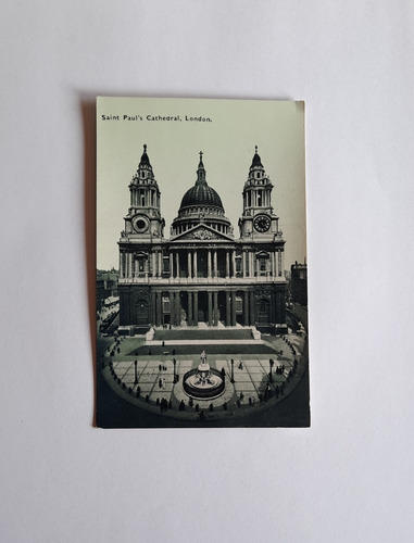 Postal Antigua De La Catedral De St. Paul, Londres
