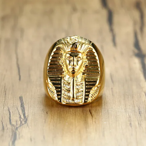 Anillo Vintage Del Faraón Rey Egipcio