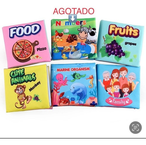 Libro Estimulación Temprana Bebes Set 3 Juguete Sensorial !!