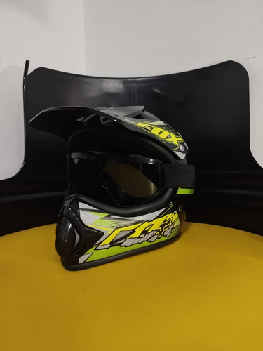 Casco Integral Con Lentes