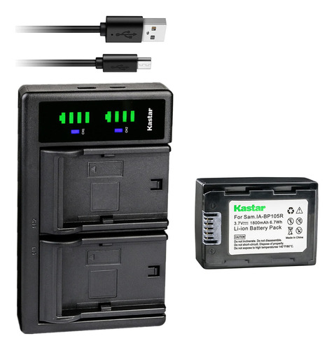 1 Bateria Ia-bp105r Cargador Usb Ltd2 Repuesto Para Samsung