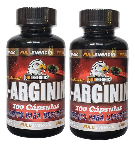 L-arginina 500mg 100caps Disfuncion Erectil Pack 2fras