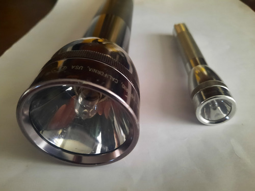 Par De  Lamparas Marca Maglite Grandes Y Pequeña 