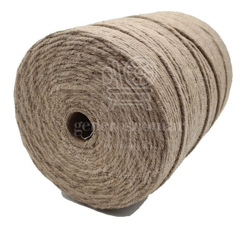 Cordon Hilo Yute 5mm, Pack X 4 Bobinas De 1000 Mts Aprox C/u
