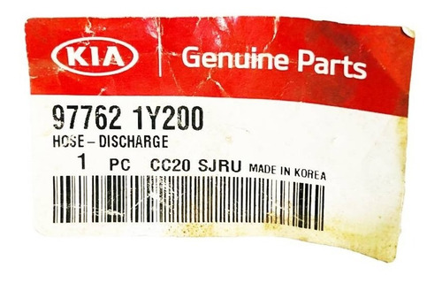 Tubo Compressor Ar Condicionado Picanto 2012 977621y200