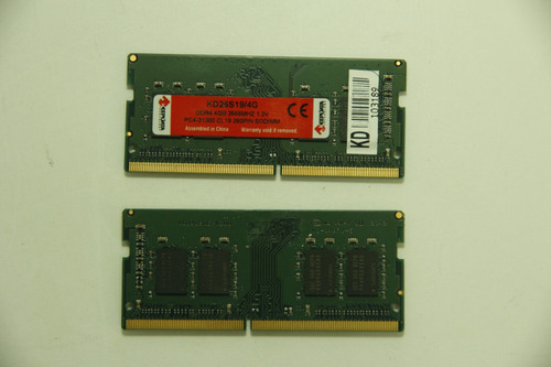 Memória Ram Notebook Ddr4 4gb 2666mhz Keepdata Kd26s19/4g