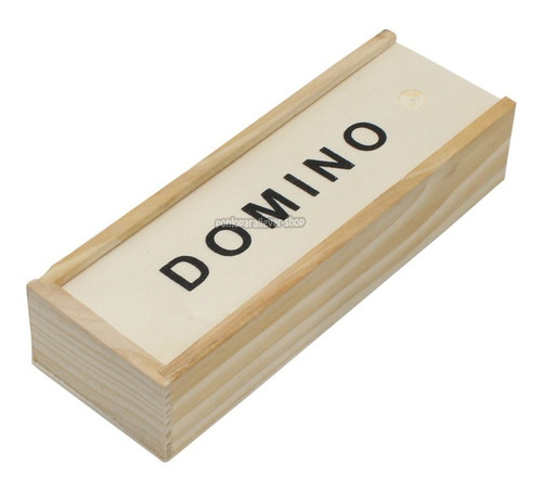 Domino Madera Juego De Mesa Económico Diversión