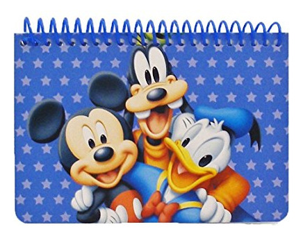 Libro De Autografos En Espiral De Disney Mickey Mouse And Fr