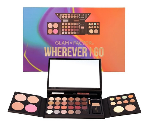 Kit Maquillaje Glam Factor, Set De Maquillaje Para Rostro