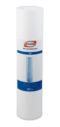 Cartucho De Polipropileno Espumado 10micras Evans 2.5x10