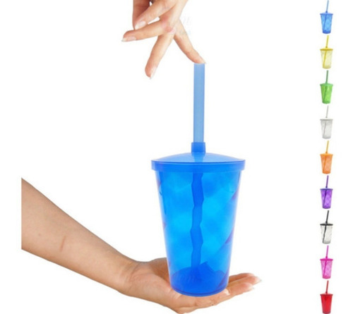 20 Vasos Twister Varios Colores 