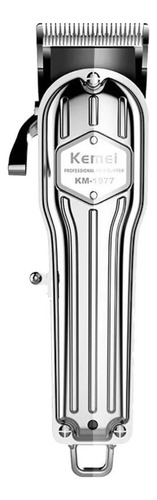 Cortadora de pelo Kemei KM-1977 plata 100V/240V