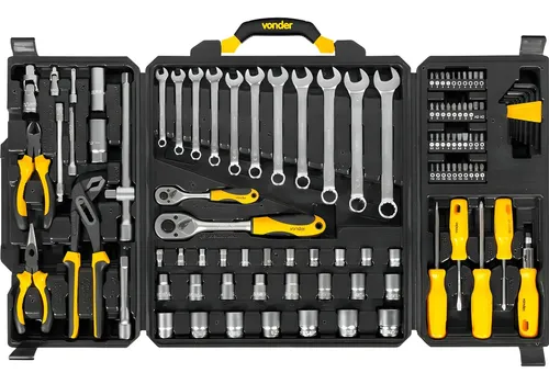 Jogo De Ferramentas 110 Peças Cromo Vanádio - Vonder