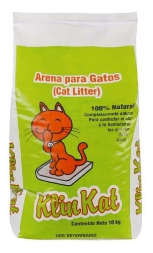 Arena Para Gatos Klinkat Bolsa 10 Kg Calidad Premium