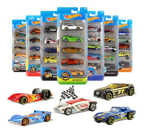 Carrinho Hot Wheels Pacote Com 30 Carrinhos Sortidos Mattel