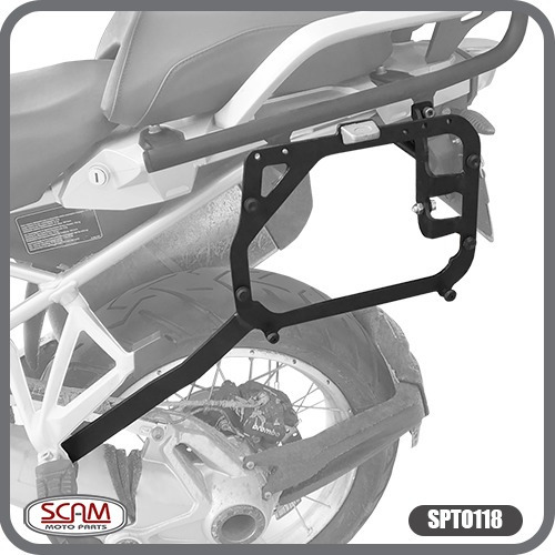 Imagem 1 de 2 de Suporte Baú Lateral Scam Bmw R1200 Gs - 2013 Em Diante
