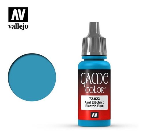 Imagen 1 de 2 de Pintura Acrilico Game Color Vallejo- Azul Electrico (72023)
