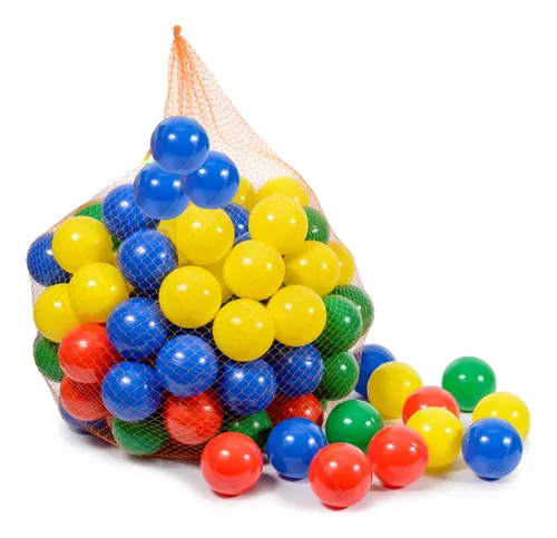 100pcs 3cm Bolas Coloridas Jogo Bola Prop (5 Cor, Pacote Misto)