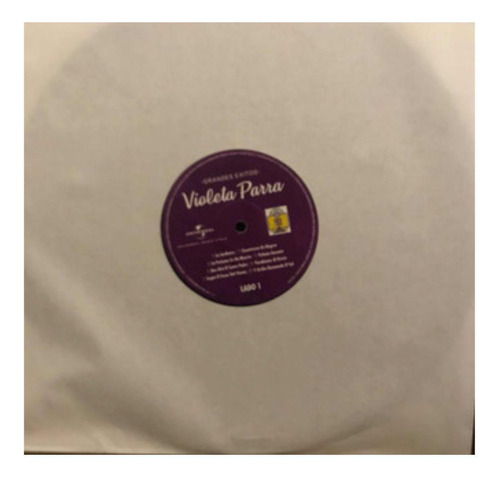 Violeta Parra - Grandes Exitos (vinilo)