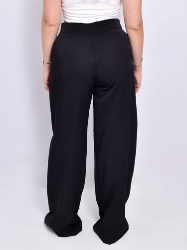 Pantalon De Mujer Vestir Ancho Two Way Moda Traje