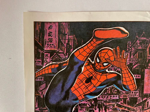 Lobby Card Poster Spiderman Hombre Araña El Reto Del Dragon (Usado)