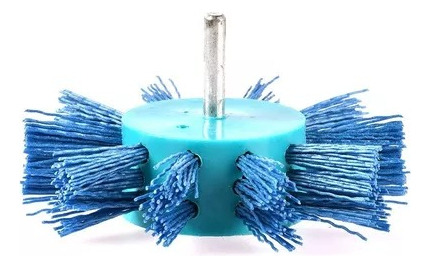 Cepillo Para Taladro Makita Nylon D-45755 100mm 6mm Mkb Color Turquesa