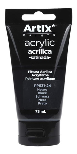 Pintura Acrilica 75ml Pintura Satinada Bastidor Lienzo Color