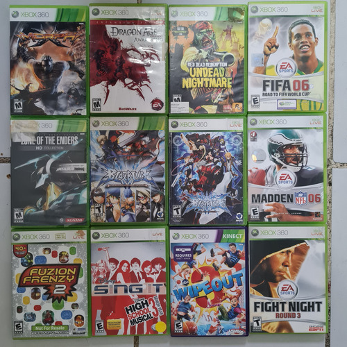 Lote De 12 Juegos De Xbox 360 (Usado)