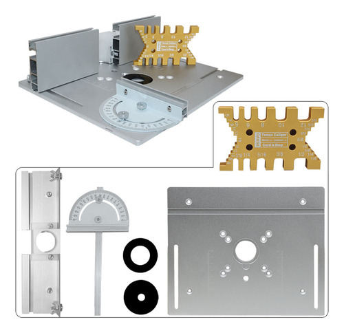 Set Plato Insertor. Tablas Fresadoras Madera Aluminio Herra