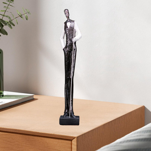 Q Figuras De Billar Estatua Figura De 6cm X 38cm Hombres B