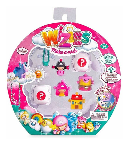 Wizies Blister X 8 Figuras Original Oferta