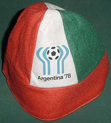 Argentina Mundial 78 Gorro Piluso Logo Mundial 1978 Paño Rbv