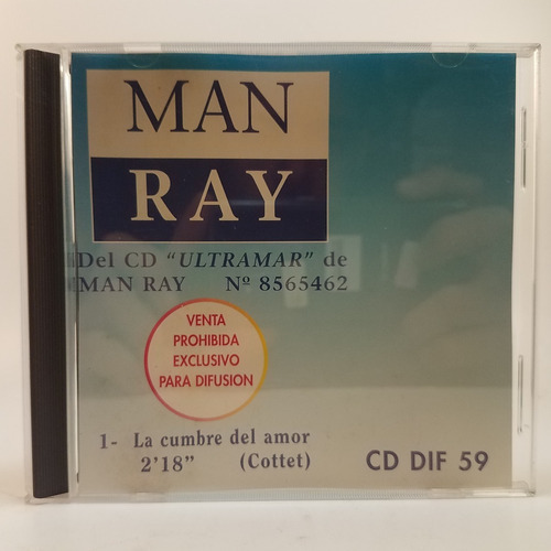 Man Ray - La Cumbre Del Amor - Hilda Lizarazu Cd Single - 