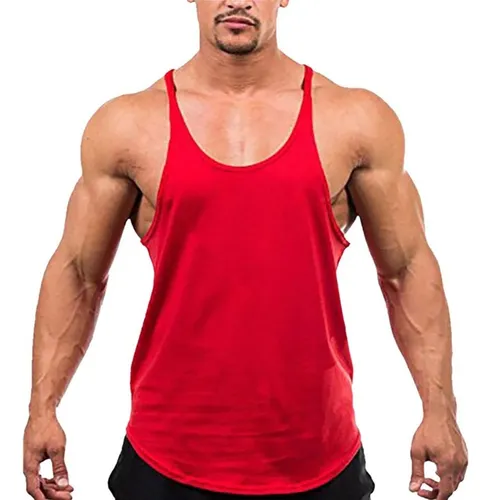 Kit 03 Playeras De Tirantes Hombre Cavada Fitness Cuotas sin inter s
