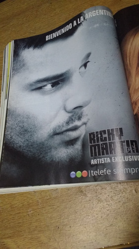 Noticias N° 1509 Publicidad Ricky Martin Telefe Año 2005